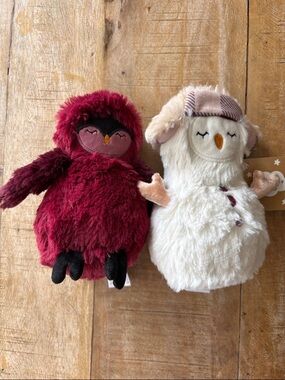 New Slumberkins Mini Owl and Snowman Set